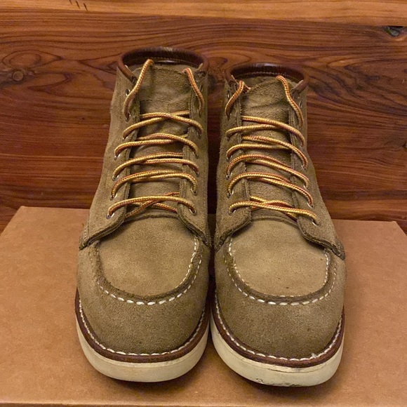Red Wing Heritage Women, Olive Mohave Moc Toe- Size 6 - Picture 2 of 8